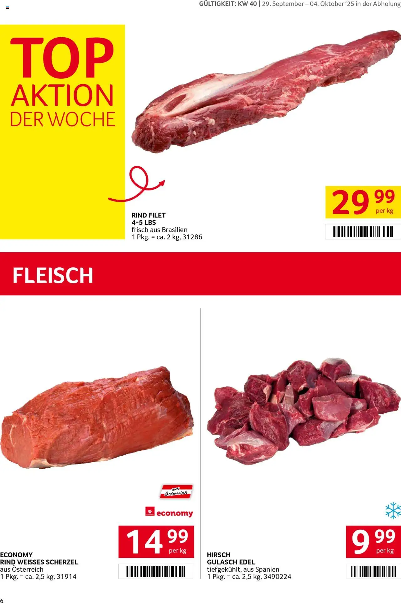 Transgourmet Flugblatt gültig ab 28.09.2025 | Seite: 6
