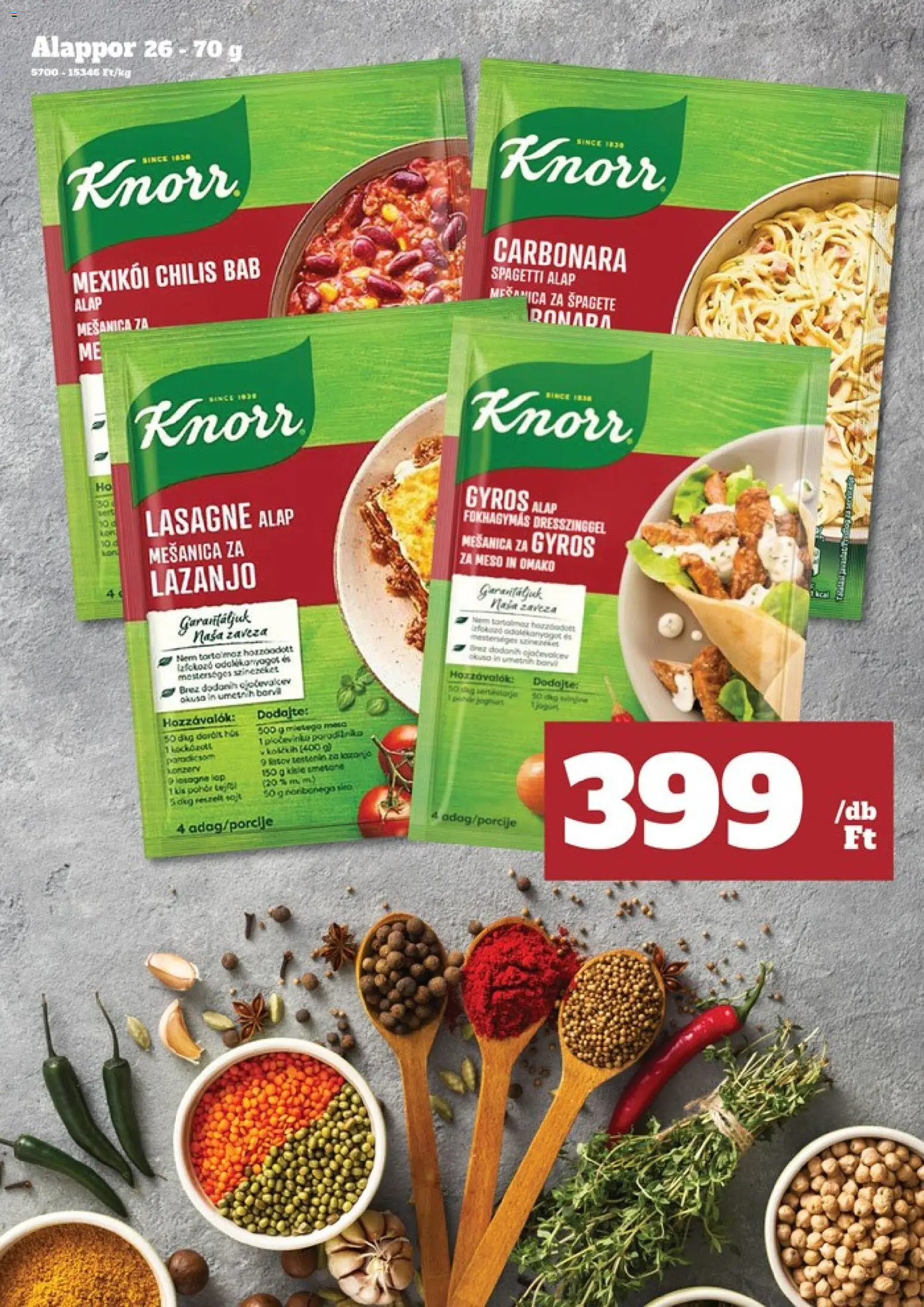 Family Diszkont akciós ujság - amely érvényes a következő dátumtól: 29.04.2026 | Oldal: 12 | Termékek: Spagetti, Lasagne, Chilis bab