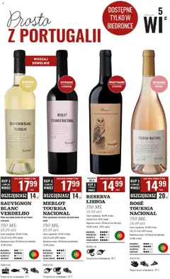MERLOT TOURIGA NACIONAL, Wino wytrawne czerwone lub wytrawne białe 750 ML od 08.09.2025 | Strona: 5