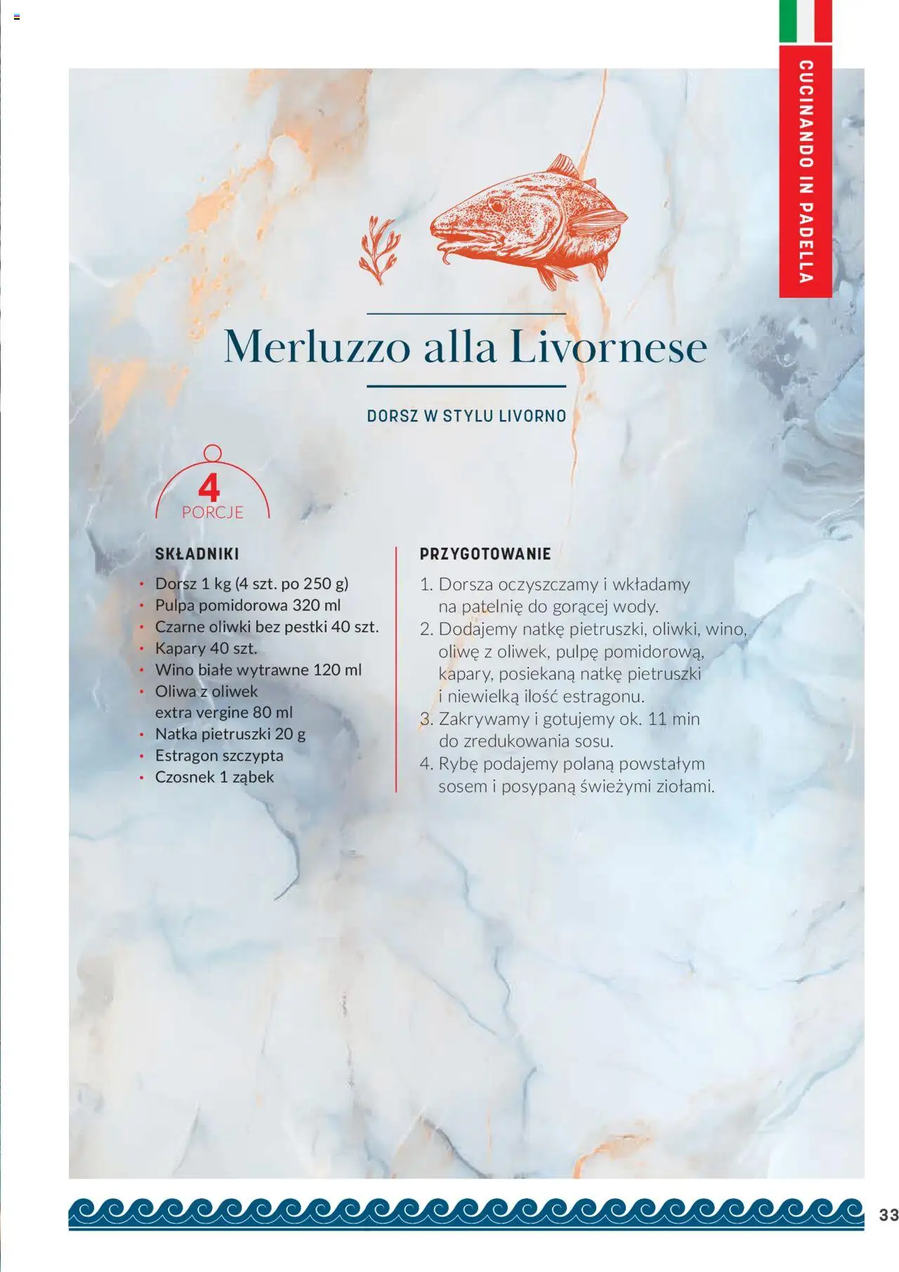 Makro Gazetka - Ryby i owoce morza od 07.02.2024 | Strona: 33 | Produkty: Czosnek, Oliwa z oliwek, Dorsz, Wino