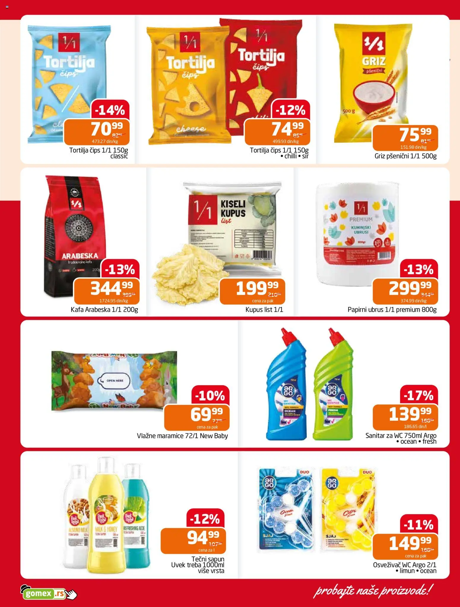 Gomex katalog - važi od 01.04.2026 | Strana: 13