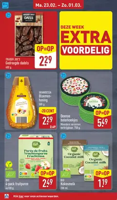 Aldi - Folder week 9 - Voorbeeld van een folder van Aldi, geldig van 23.02.2026 | Pagina: 14 | Producten: Bloemen, Málnaecet, Fruit, Dadels