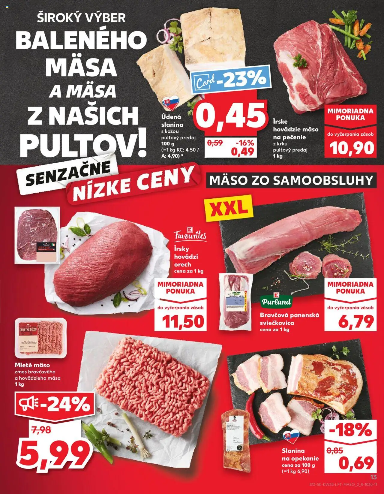 Kaufland SK akciós ujság - amely érvényes a következő dátumtól: 14.08.2025 | Oldal: 13