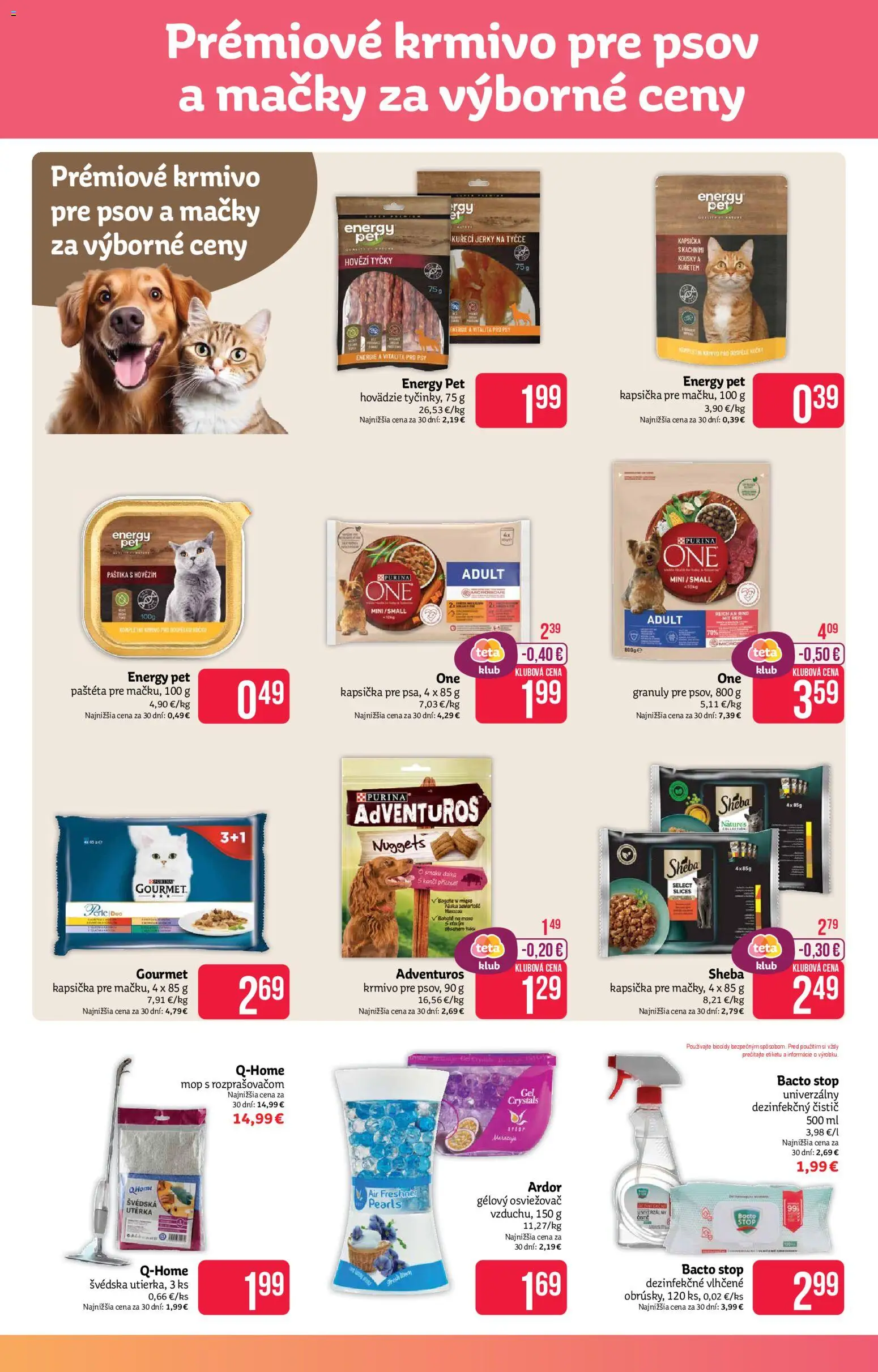 Nové Teta drogerie akcie – leták je platný od 19.01.2026 | Strana: 13 | Produkty: Mop