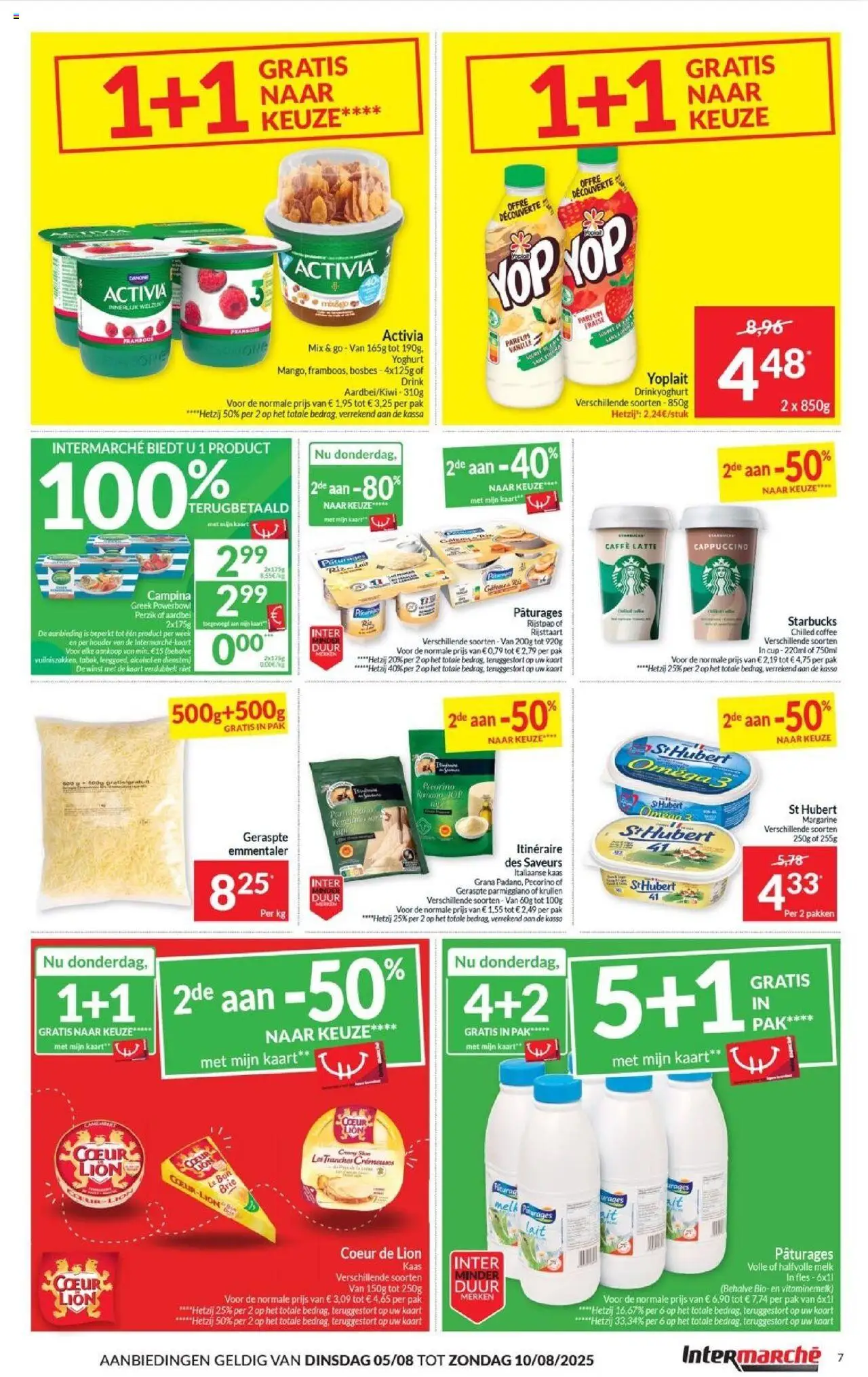  | Pagina: 7 | Producten: Brie, Halfvolle Melk, Alcohol, Cappuccino