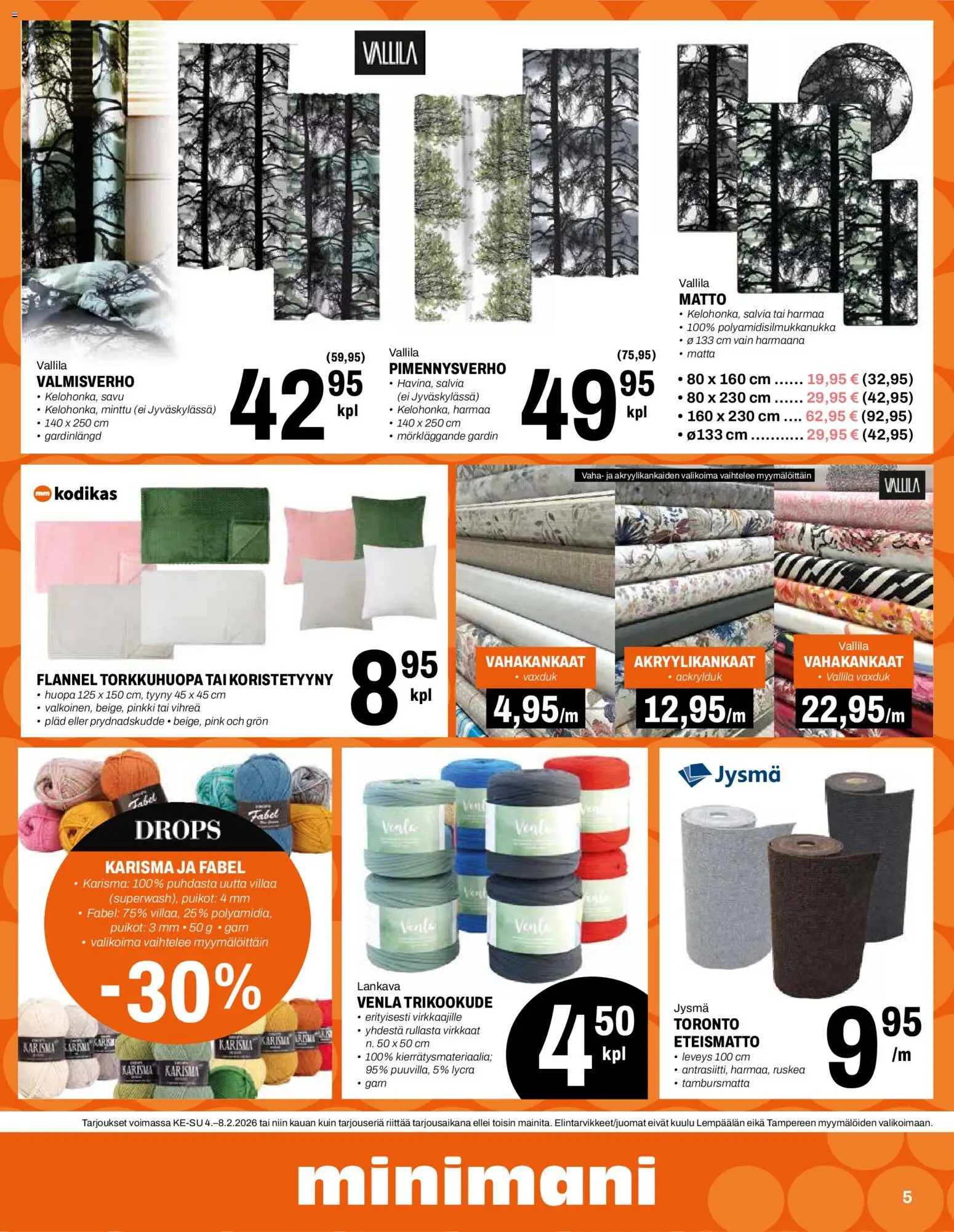 Minimani tarjoukset – voimassa 04.02.2026 alkaen | Sivu: 5