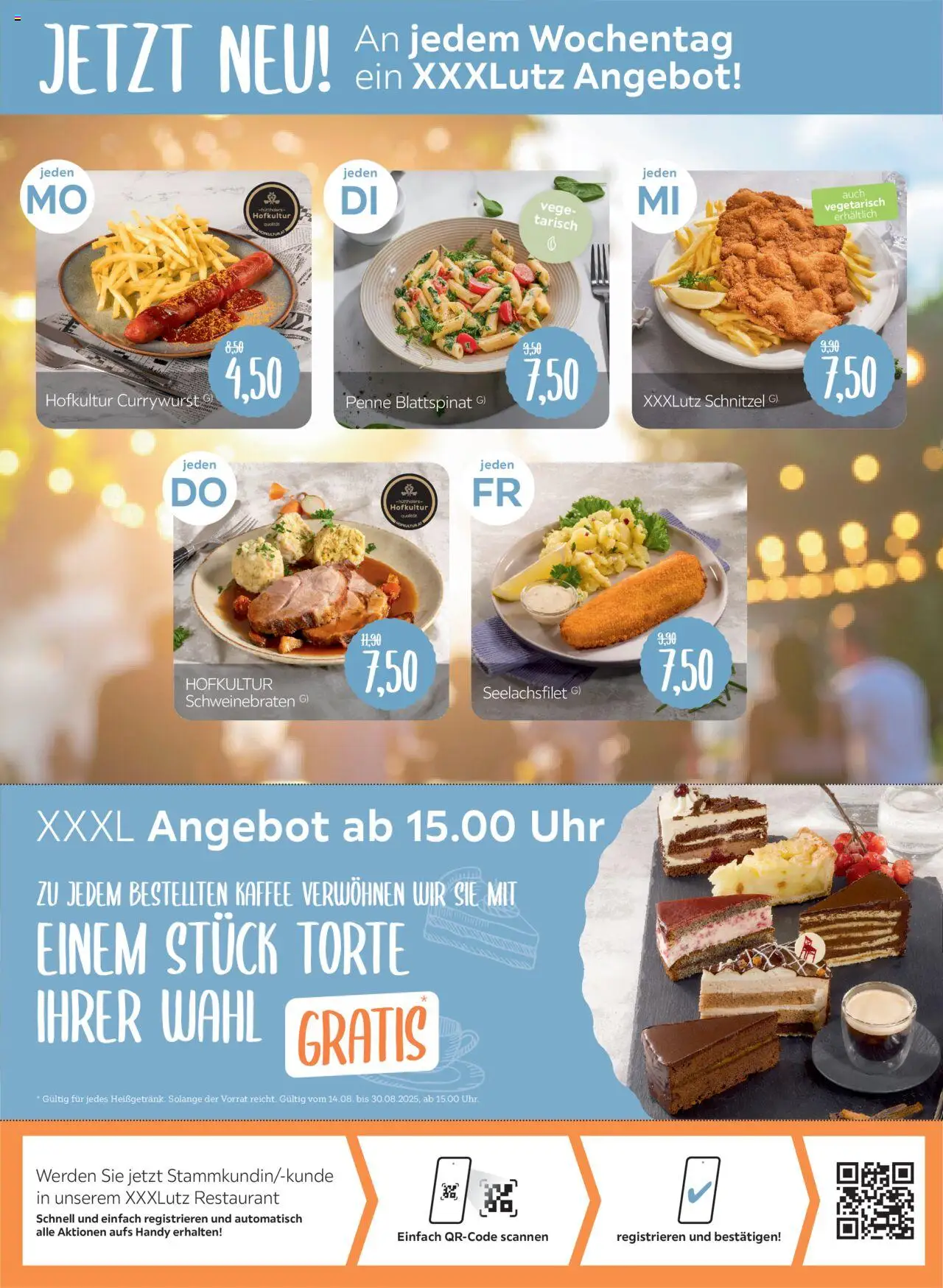 XXXL Lutz Marken Spezial - gültig ab dem 11.08.2025 | Seite: 2 | Produkte: Kaffee, Schnitzel, Uhr