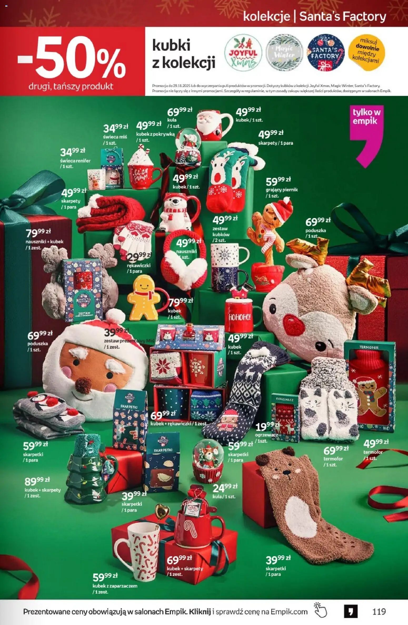 Empik promocje - Tom kultury Zabawki od 12.11.2025 | Strona: 25 | Produkty: Skarpety, Rękawiczki, Skarpetki, Piernik