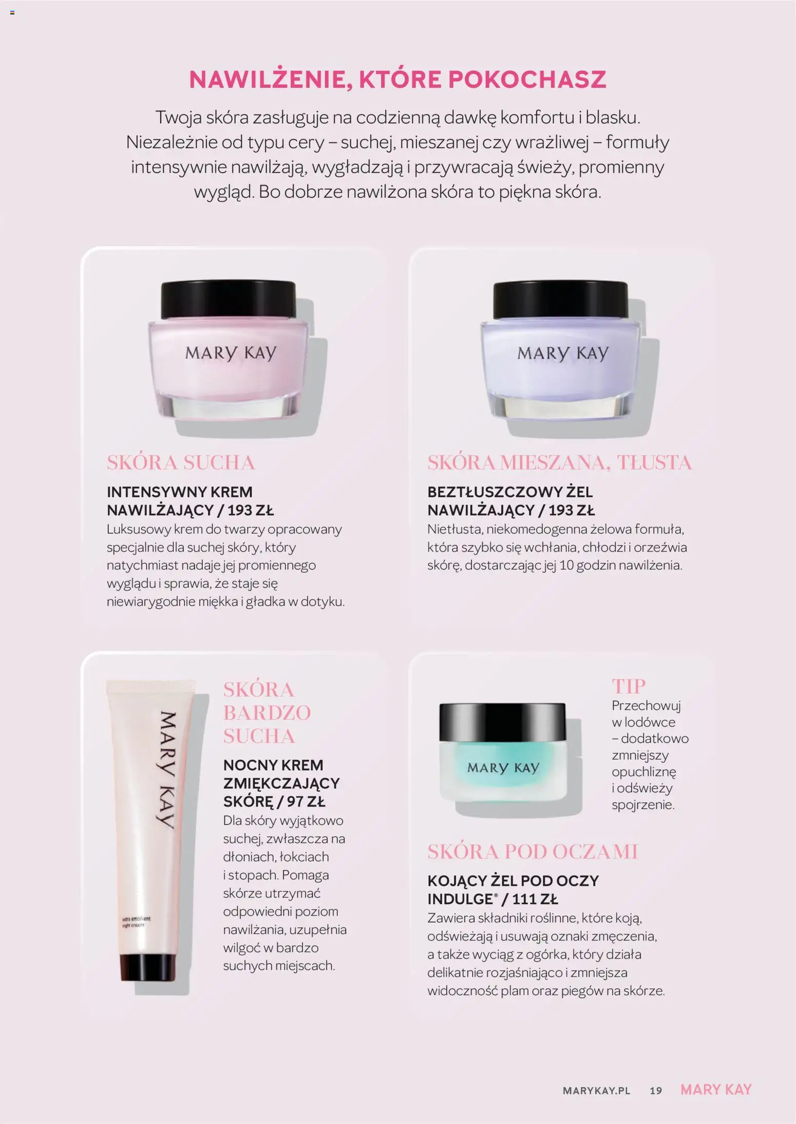 Mary Kay Katalog od 16.01.2026 | Strona: 19 | Produkty: Krem, Krem do twarzy
