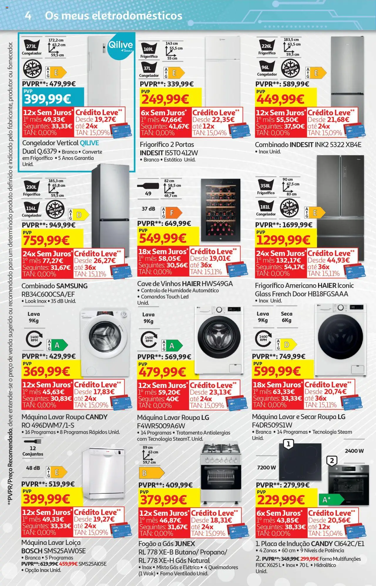 Auchan - Uma cozinha de Chef │ válido de 18.09.2025 | Página: 29 | Produtos: Forno, Frigorífico, Congelador, Fogão