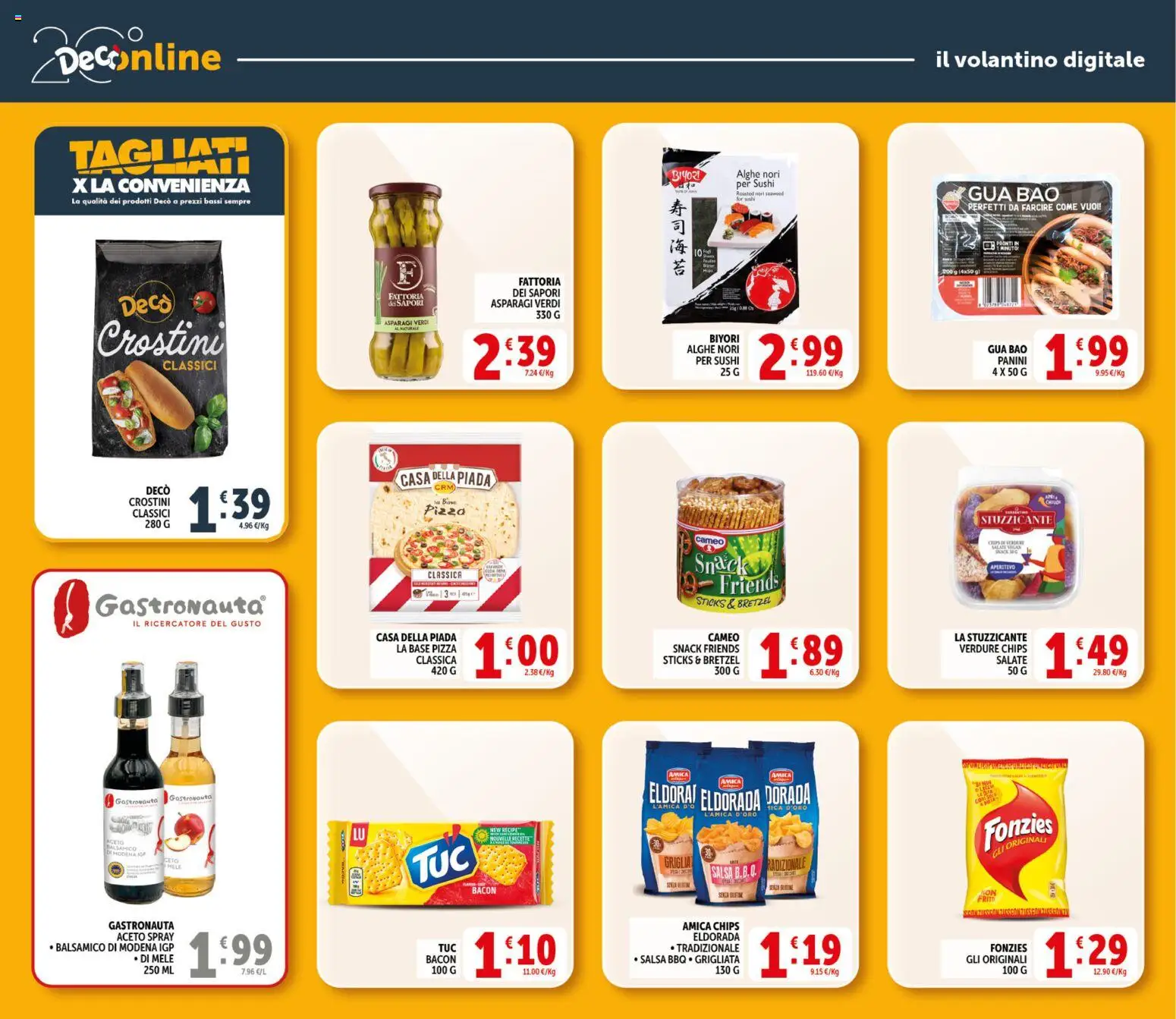 Volantino Decò del 21.04.2026 | Pagina: 27 | Prodotti: Salsa, Crostini, Griglia, Aperitivo