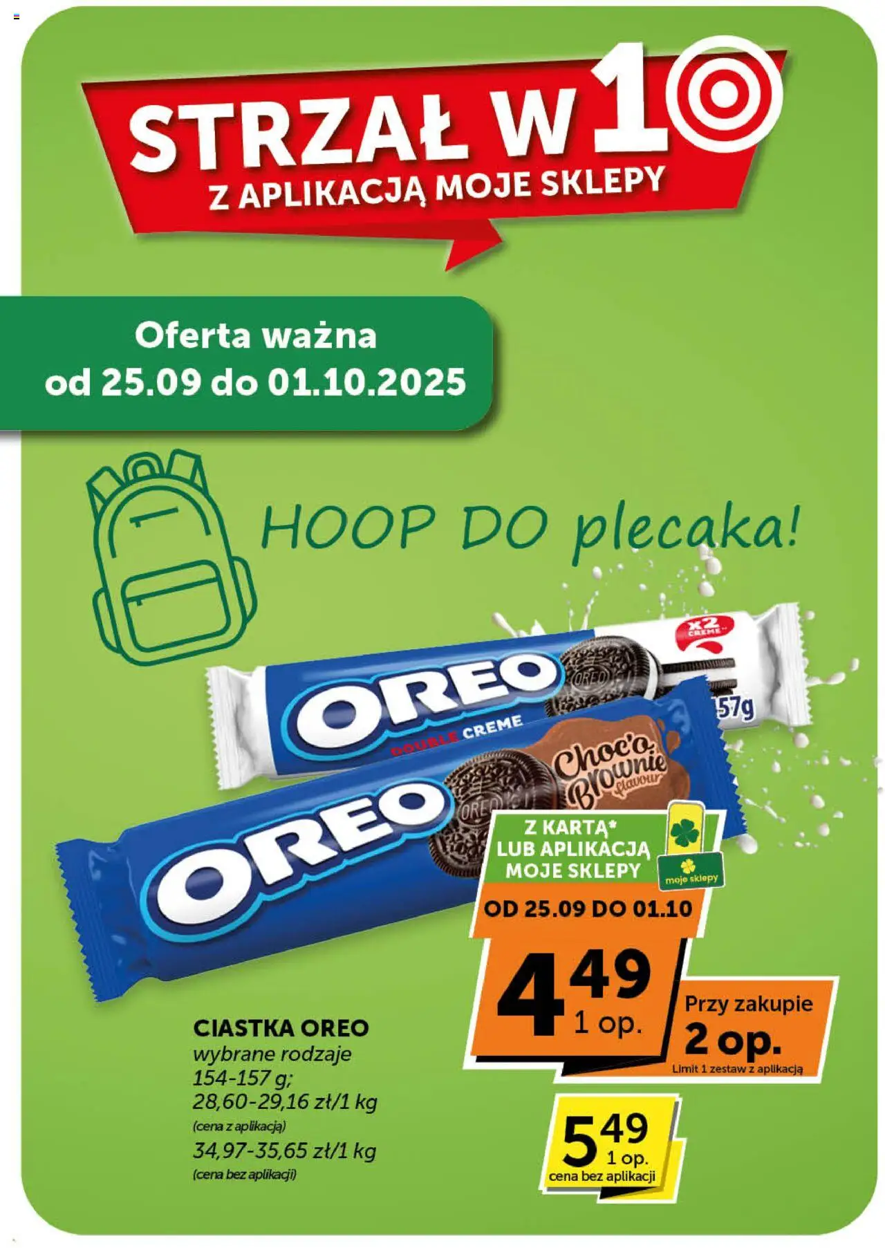 Groszek Gazetka od 18.09.2025 | Strona: 32 | Produkty: Ciastka Oreo, Brownie, Ciastka
