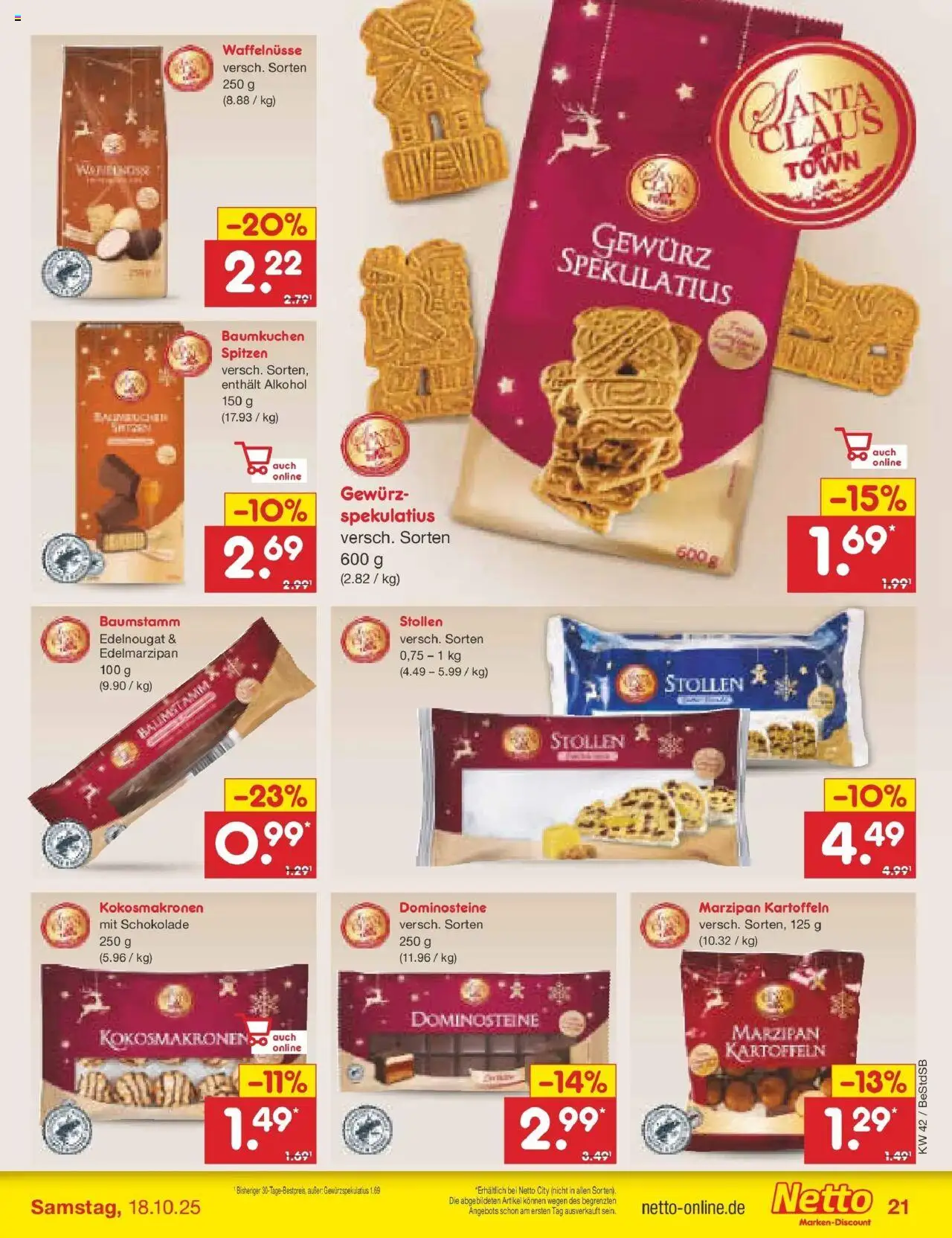 Netto Marken-Discount Prospekt 	 – gültig ab 13.10.2025 | Seite: 23 | Produkte: Schokolade, Kartoffeln