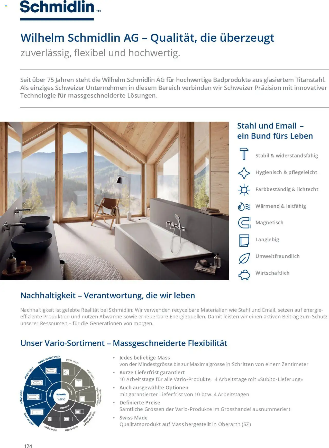 Fust Badezimmermagazin ab 05.05.2025 | Seite: 124