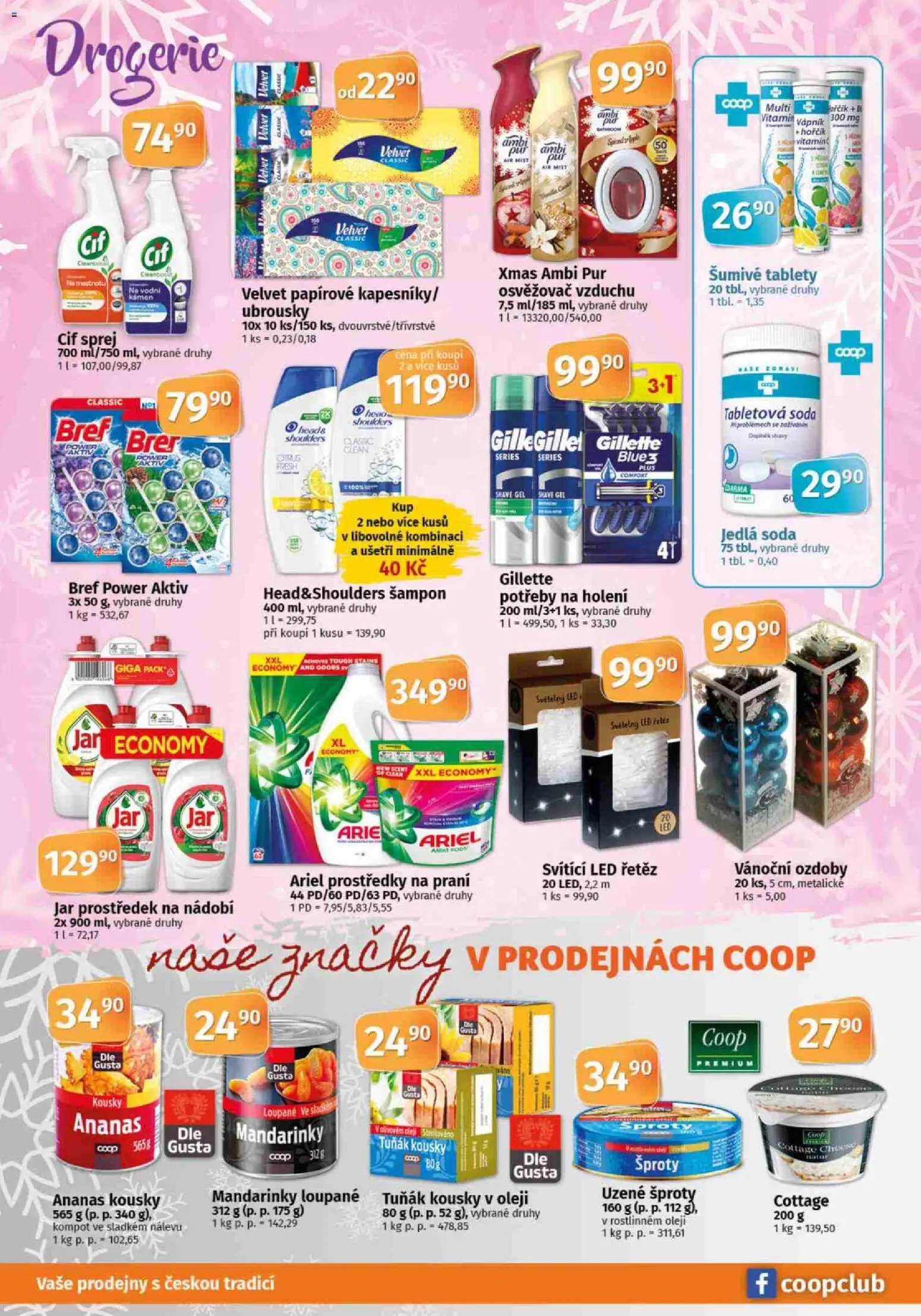 Konzum leták od 03.12.2025 | Strana: 10 | Produkty: Kompot, Ananas, Cif, Jar