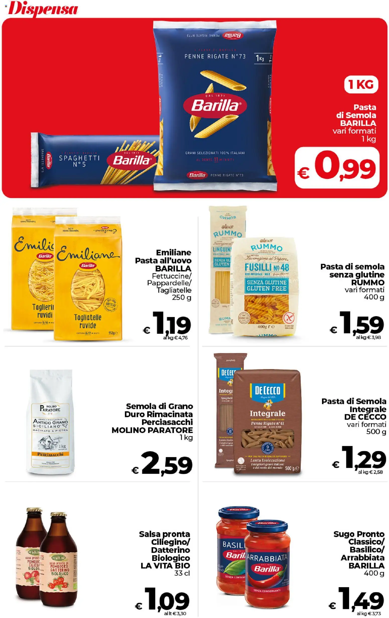 Volantino COOP del 27.01.2026 | Pagina: 21 | Prodotti: Riso, Salsa, Penne, Macinato
