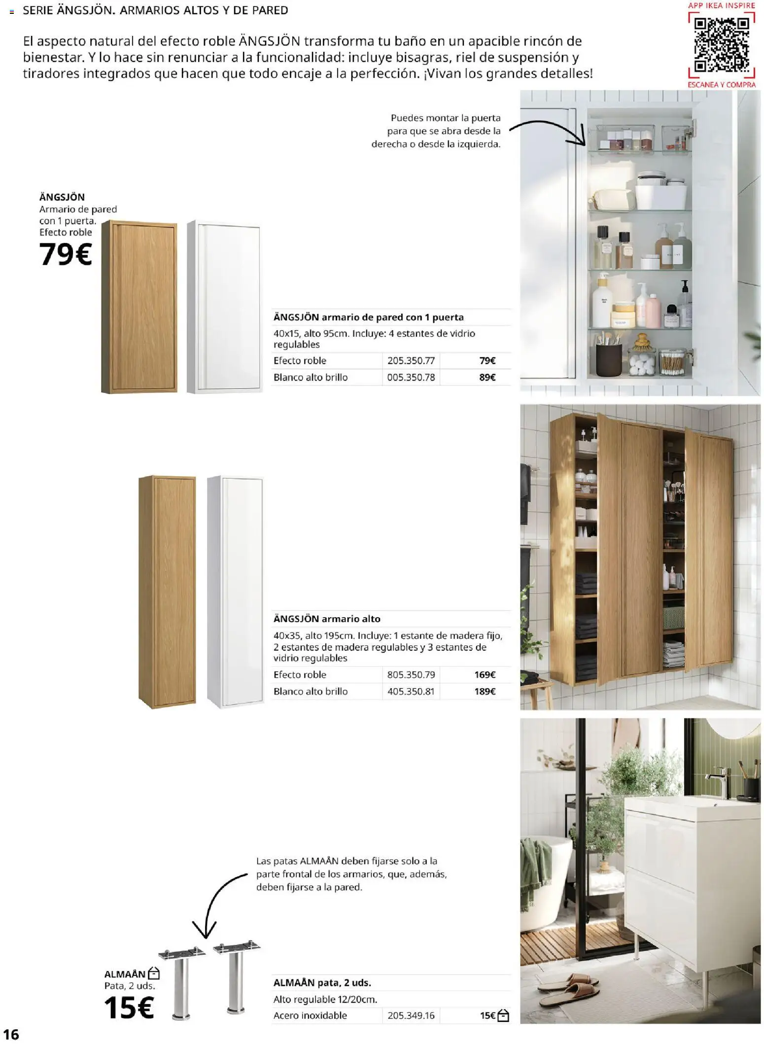 Catálogo IKEA Baños │ válido desde el 01.02.2026 | Página: 16 | Productos: Estante, Armario, Baño
