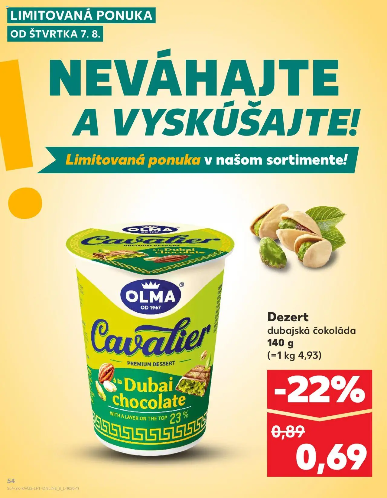 Kaufland SK akciós ujság - amely érvényes a következő dátumtól: 07.08.2025 | Oldal: 54