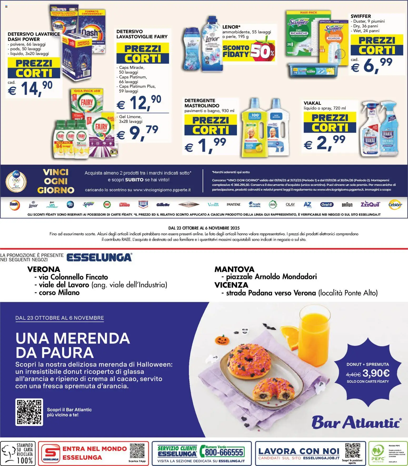 Volantino Esselunga S del 23.10.2025 | Pagina: 32 | Prodotti: Crema, Detergente, Lavatrice, Glassa