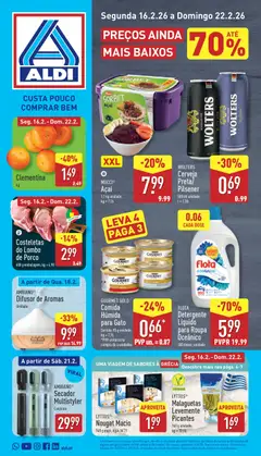 Pré-visualização Aldi folheto válido de 16.02.2026