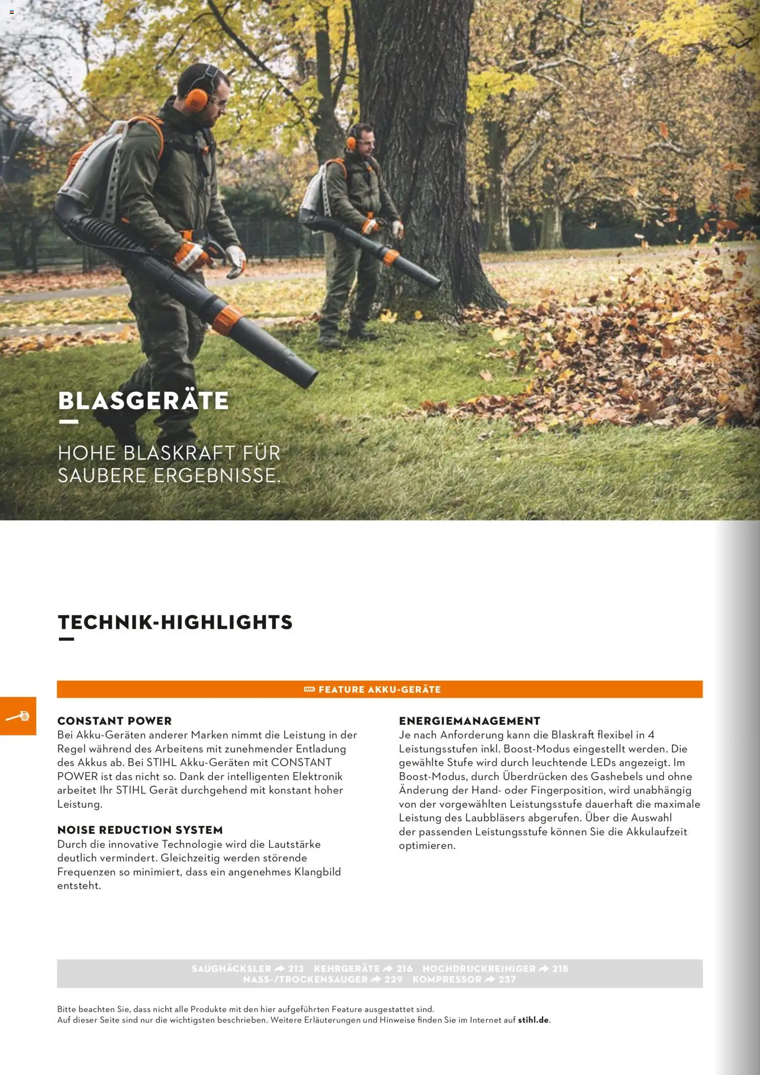 STIHL Katalog – gültig ab 01.01.2026 | Seite: 202 | Produkte: Hochdruckreiniger