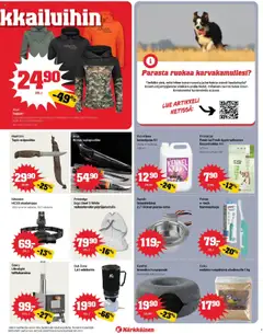 Kärkkäinen tarjoukset – voimassa 03.09.2025 alkaen | Sivu: 3 | Tuotteet: Retkikeitin, Veitsenteroitin, Hammasharja, Kissanhiekka