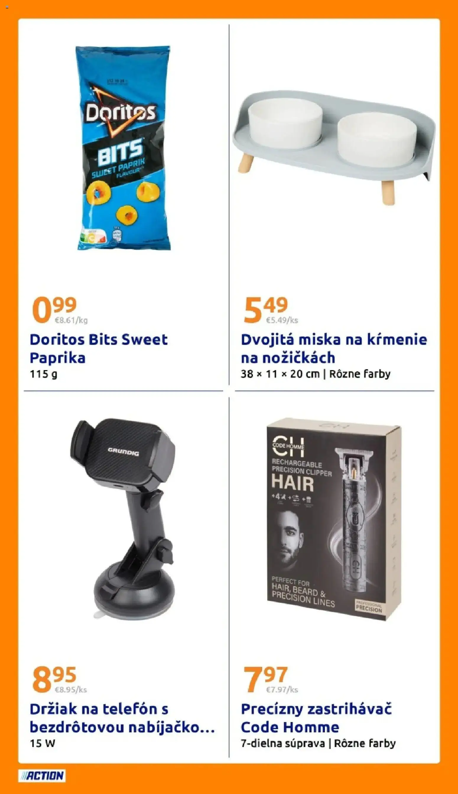 Nové Action akcie – leták je platný od 08.04.2026 | Strana: 20 | Produkty: Telefón, Paprika