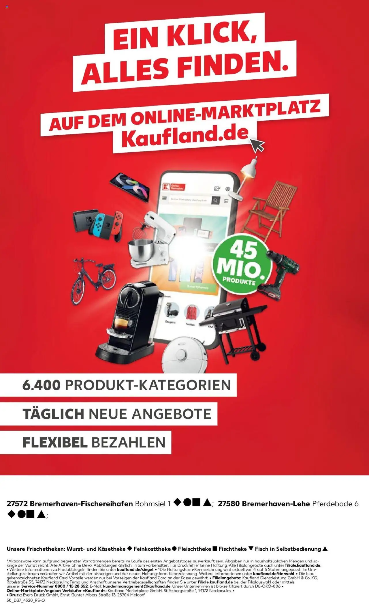 Kaufland prospekt Bremerhaven	 – gültig ab 14.09.2025 | Seite: 50 | Produkte: Grill, Mixer, Wurst, Smartphone
