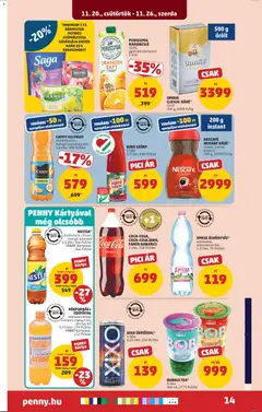 PENNY Black Friday - amely érvényes a következő dátumtól: 20.11.2025 | Oldal: 18 | Termékek: Szörp, Málna, Coca Cola, Tea