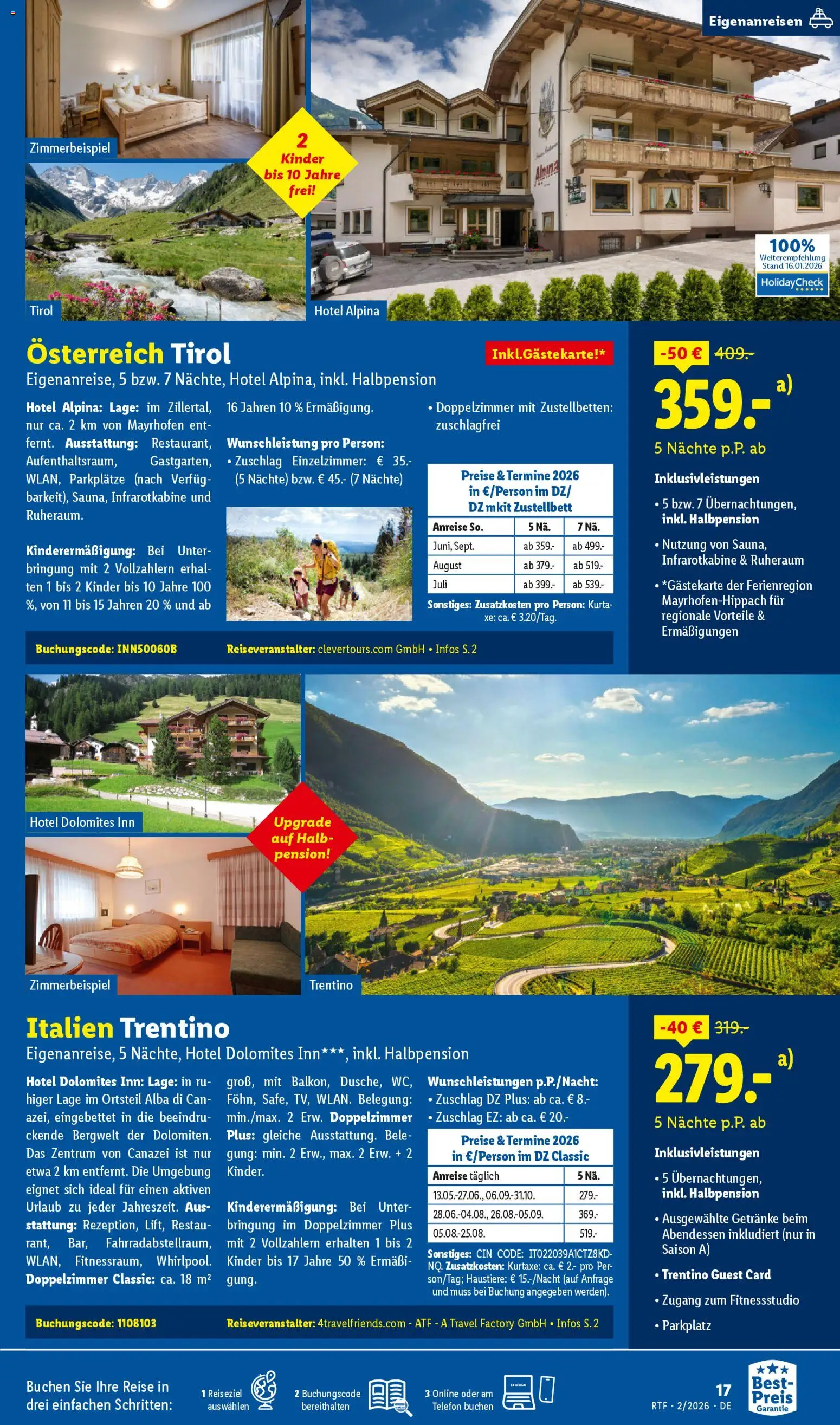 Lidl Reisen Prospekt 	 – gültig ab 14.02.2026 | Seite: 17 | Produkte: Telefon