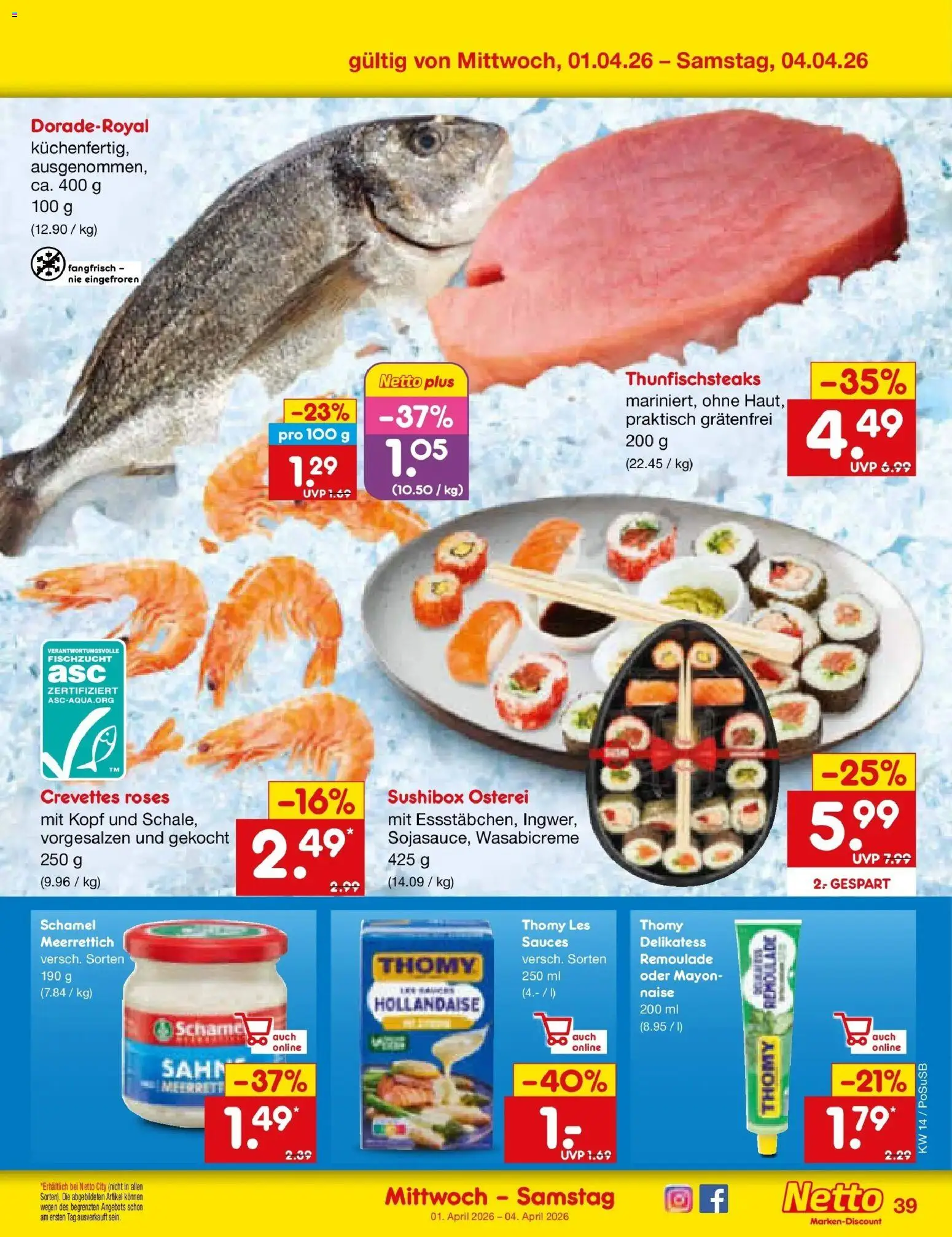 Netto Marken-Discount Prospekt Regensburg	 – gültig ab 29.03.2026 | Seite: 47