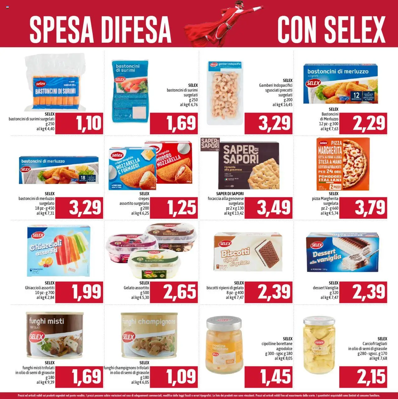 Volantino Emisfero del 01.06.2025 | Pagina: 4 | Prodotti: Ghiaccioli, Gamberi, Olio, Carciofi