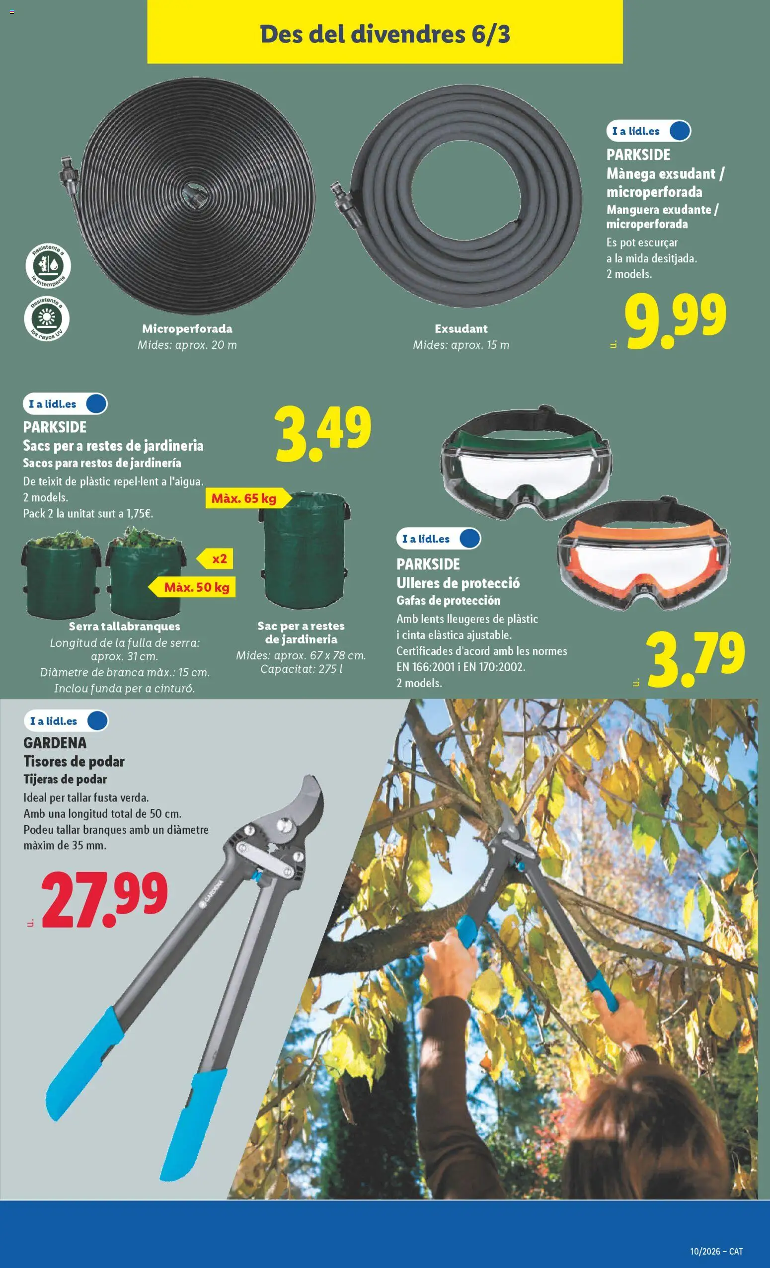 Lidl folleto de bazar │ válido desde el 02.03.2026 | Página: 23 | Productos: Manguera, Funda