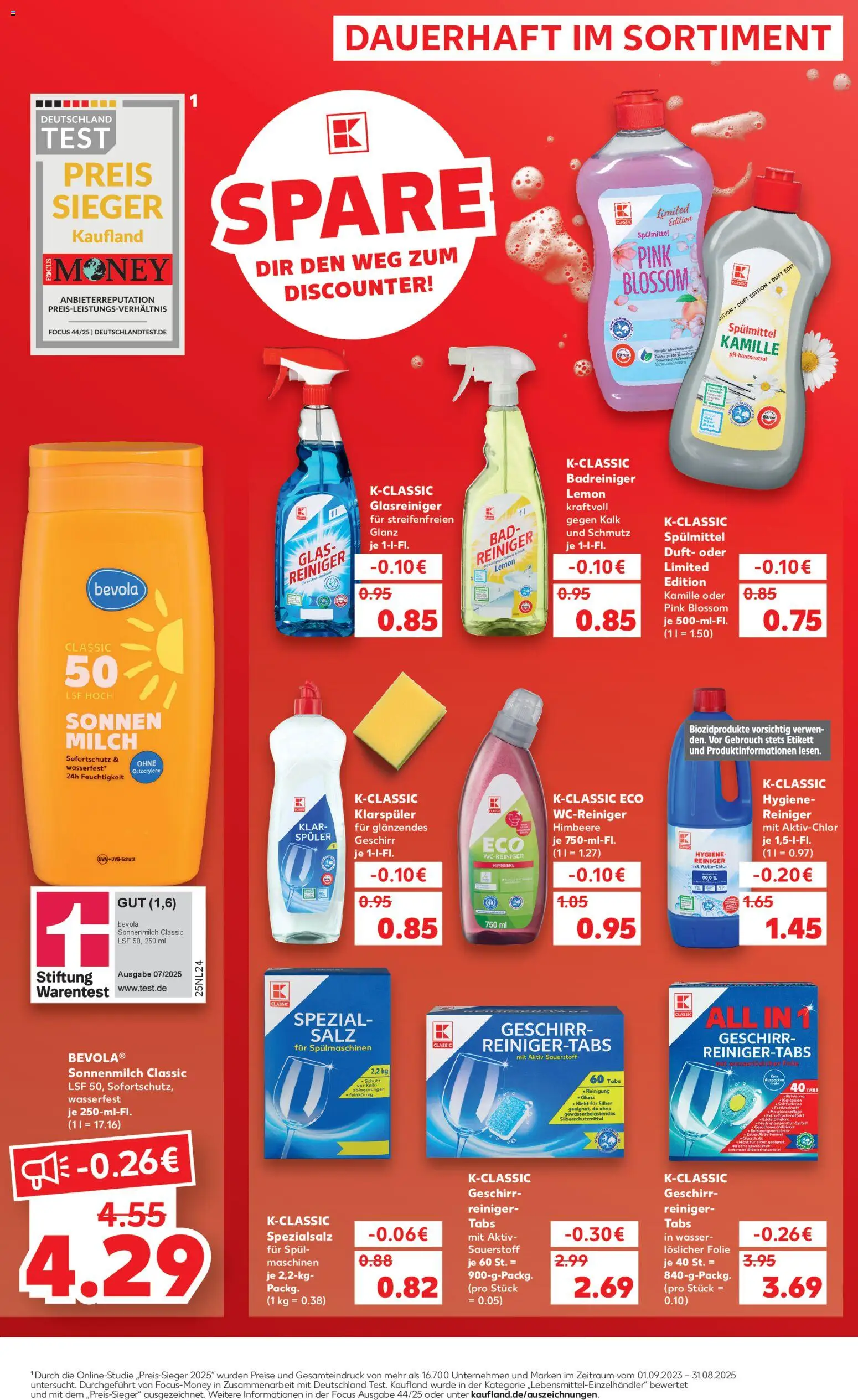 Kaufland Prospekt Rostock	 – gültig ab 10.04.2026 | Seite: 2 | Produkte: Milch, Duft, Wasser, Himbeere