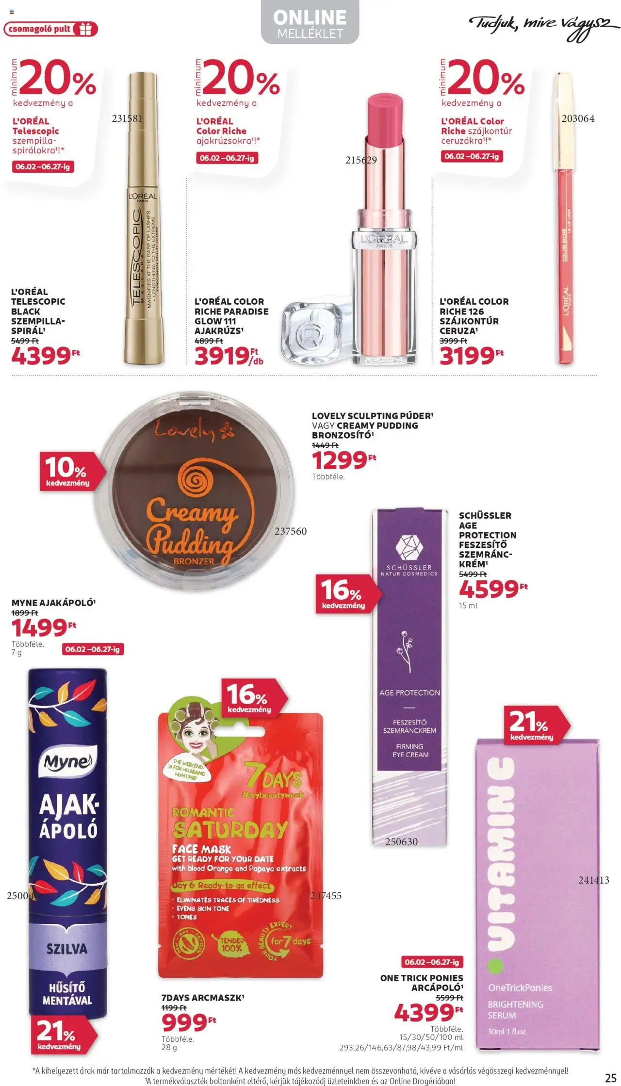 Rossmann akciós ujság - amely érvényes a következő dátumtól: 02.06.2025 | Oldal: 27 | Termékek: Szilva