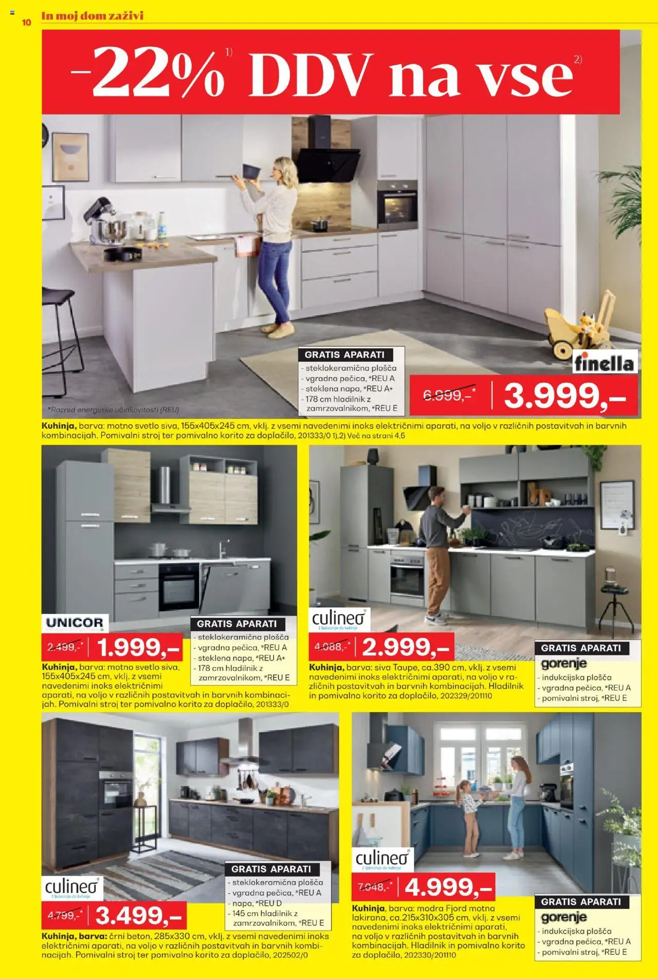 Rutar katalog │ velja od 18.06.2025 | Stran: 10 | Izdelki: Hladilnik, Pomivalno korito, Indukcijska plošča, Barva