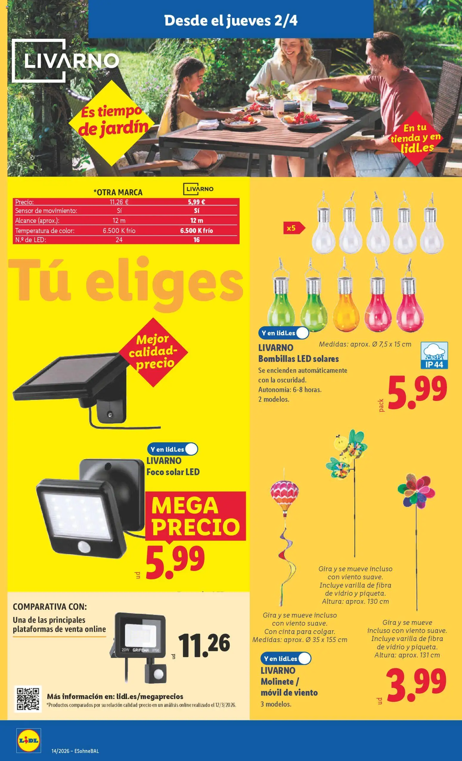 Lidl folleto de bazar │ válido desde el 30.03.2026 | Página: 14