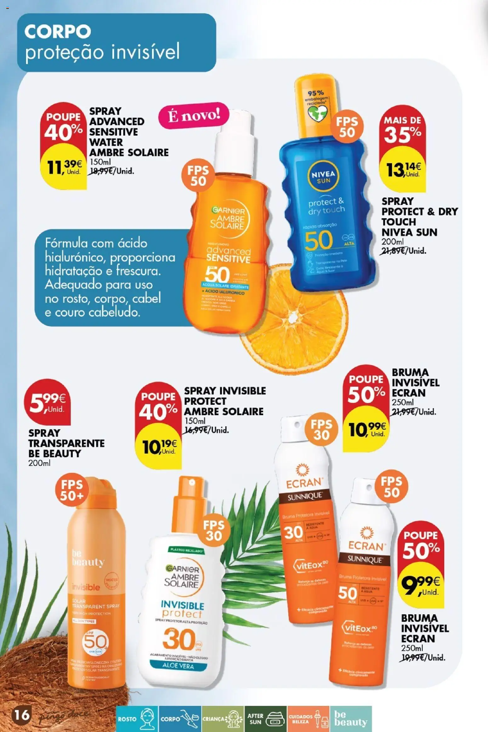 Pingo Doce Catálogo de solares 2026 │ válido de 24.03.2026 | Página: 16 | Produtos: Agua