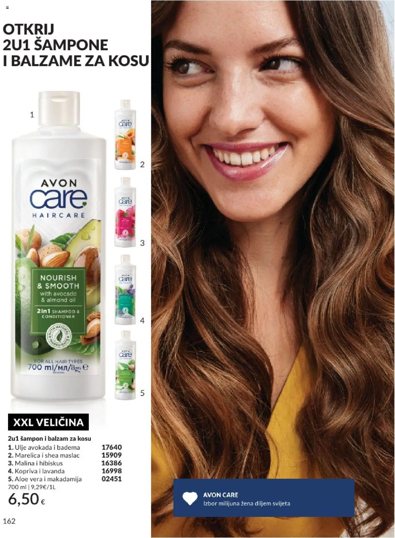 Avon katalog | vrijedi od 31.05.2025 | Stranica: 162 | Proizvodi: Šampon, Maslac, Ulje