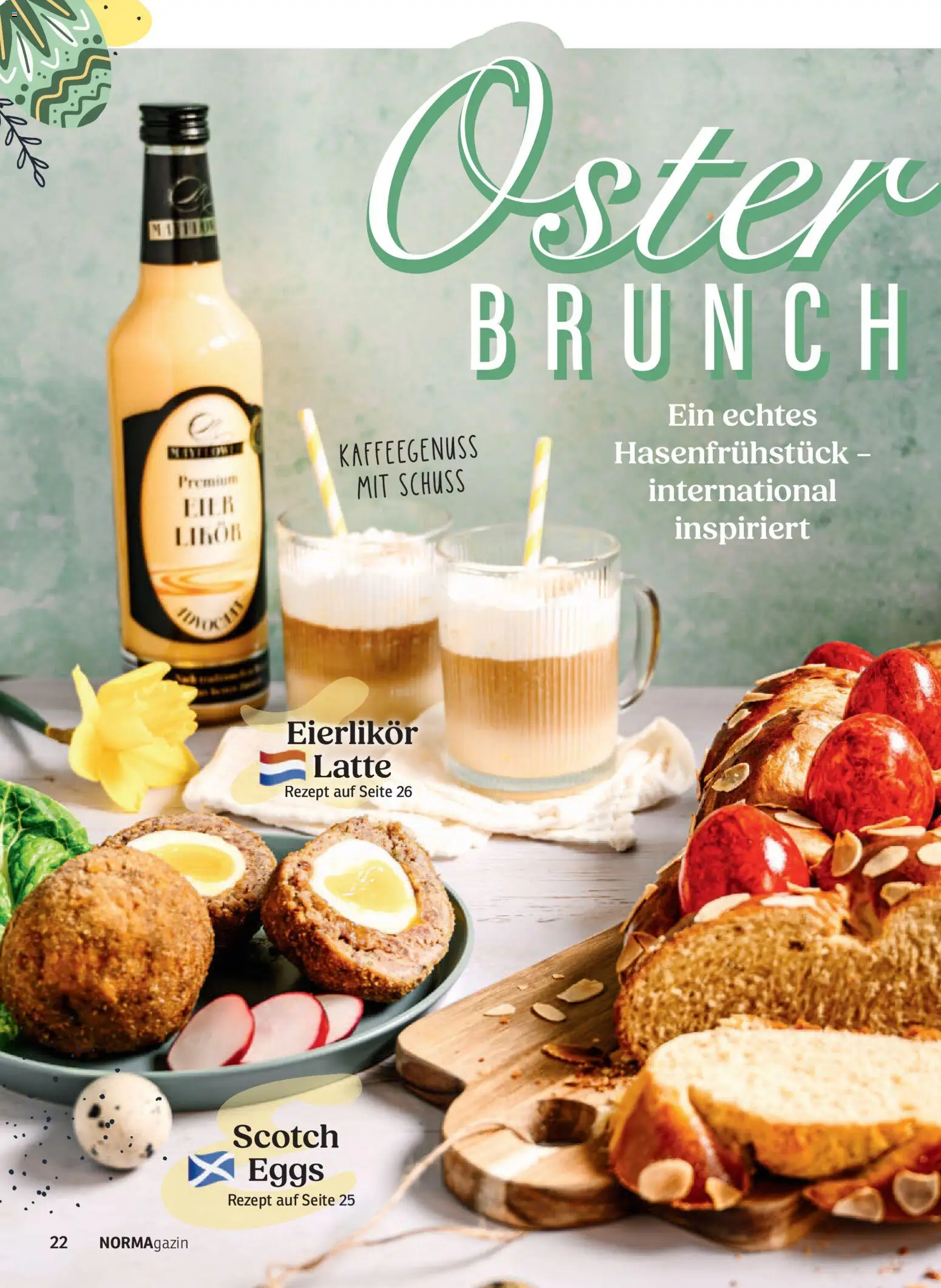 Norma NORMAgazin März/April 2026 – gültig ab 01.03.2026 | Seite: 22 | Produkte: Eier, Likör