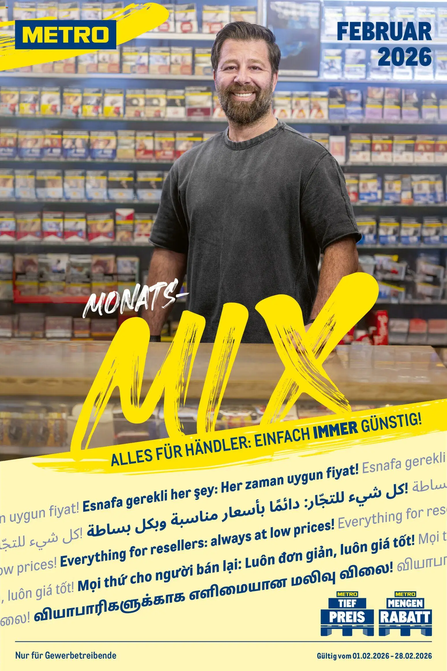 Metro  Monats-Mix – gültig ab 01.02.2026 | Seite: 1