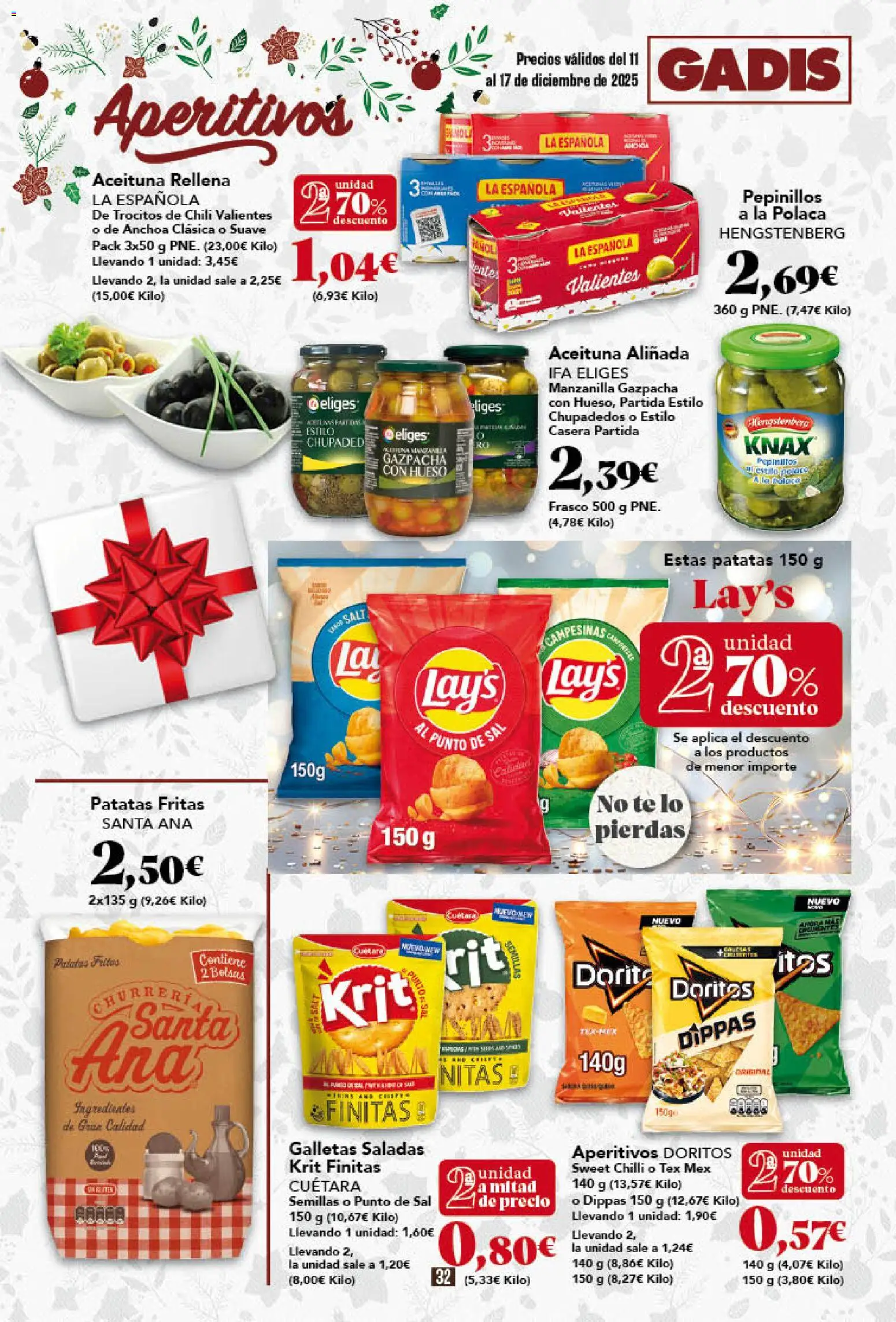 Gadis - folleto │ válido desde el 11.12.2025 | Página: 32 | Productos: Té, Galletas, Anchoa