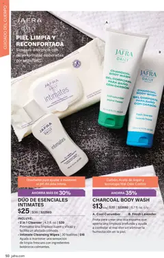 Vista previa JAFRA folleto válido desde el 01.10.2025 | Página: 50 | Productos: Στιγμιαίος καφές, Κρεμάστρα, Aceite, Body