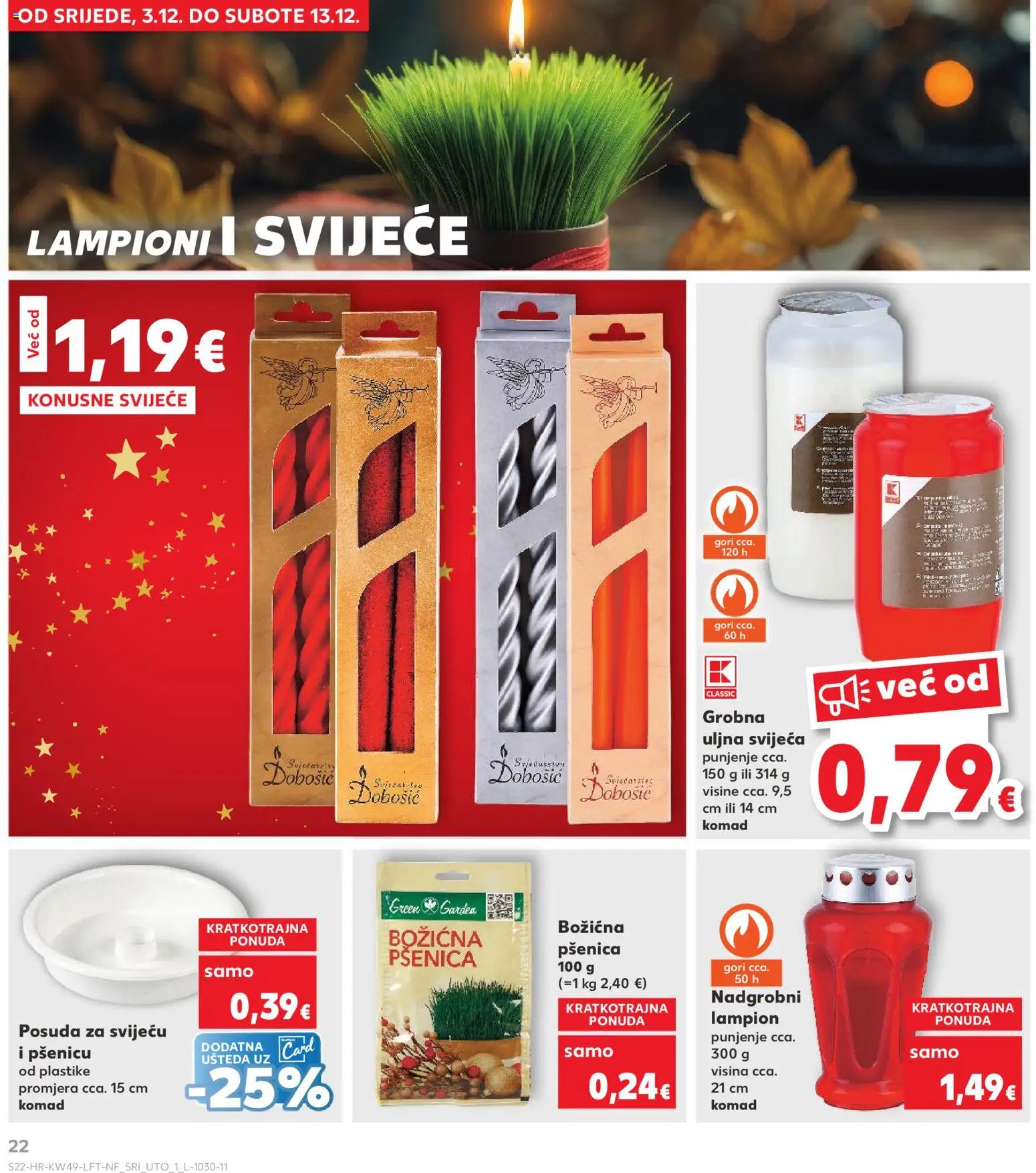 Kaufland katalog | vrijedi od 03.12.2025 | Stranica: 22 | Proizvodi: Lampion