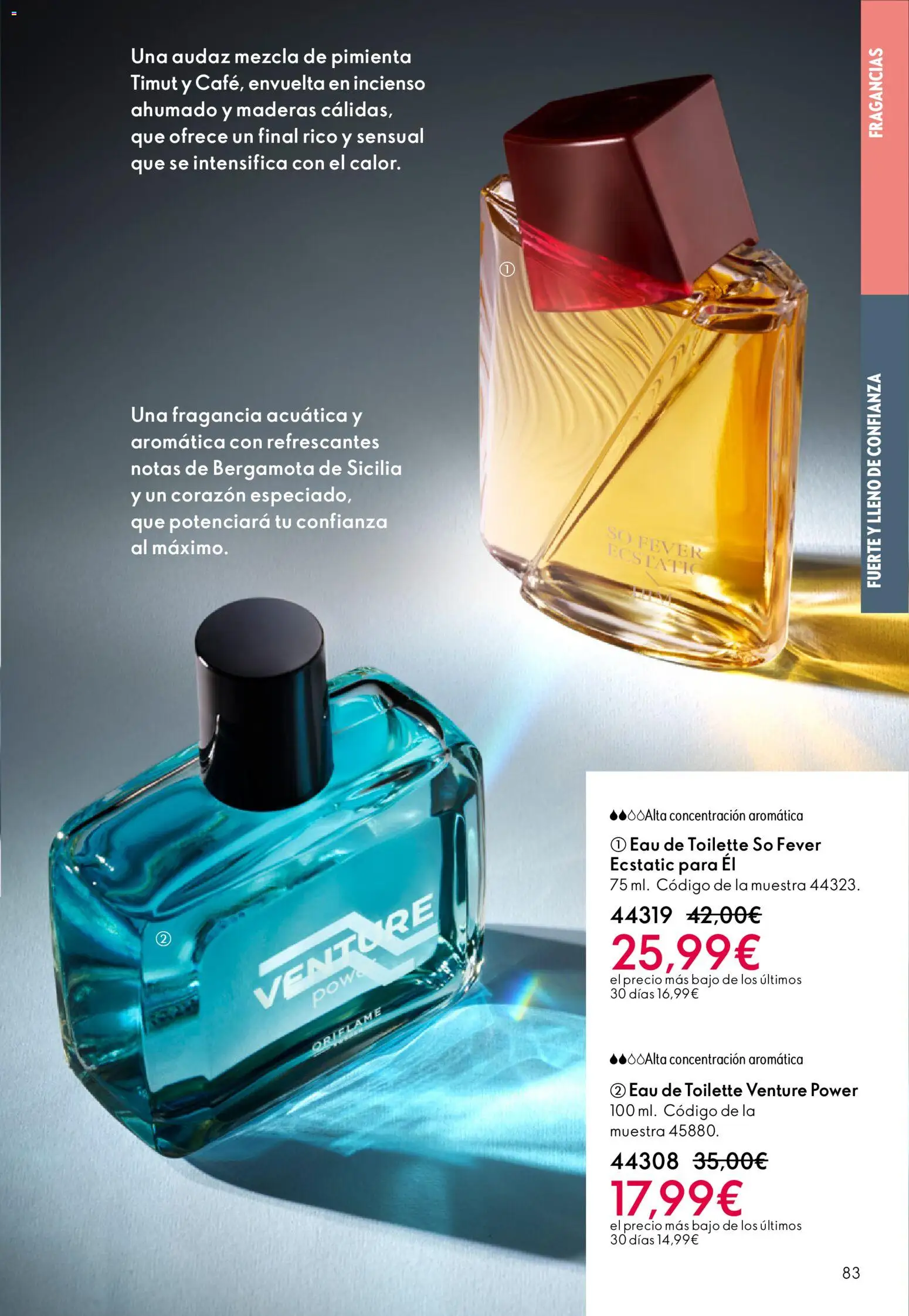 Oriflame - Catálogo Campaña 1 │ válido desde el 31.12.2025 | Página: 83 | Productos: Fragancia, Eau de toilette