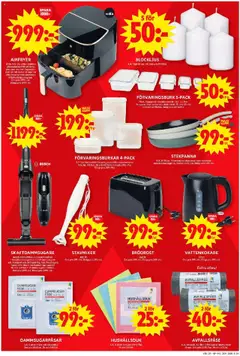ICA Maxi reklamblad aktuell från 15.09.2025 | Sida: 13 | Produkter: Gem, Stavmixer, Skaftdammsugare, Stekpanna