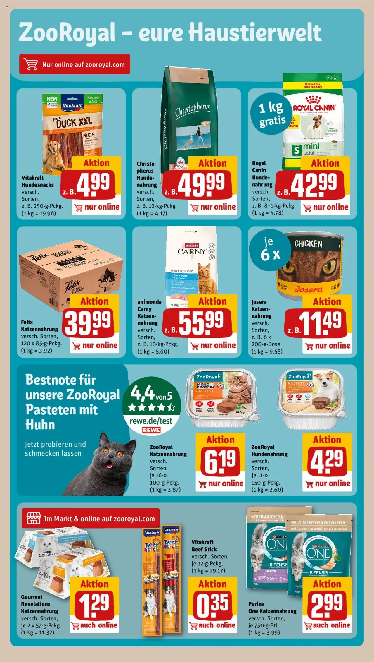 Rewe Prospekt 	 - gültig ab dem 16.06.2025 | Seite: 31 | Produkte: Purina one, Shirt, Pute, Getreide