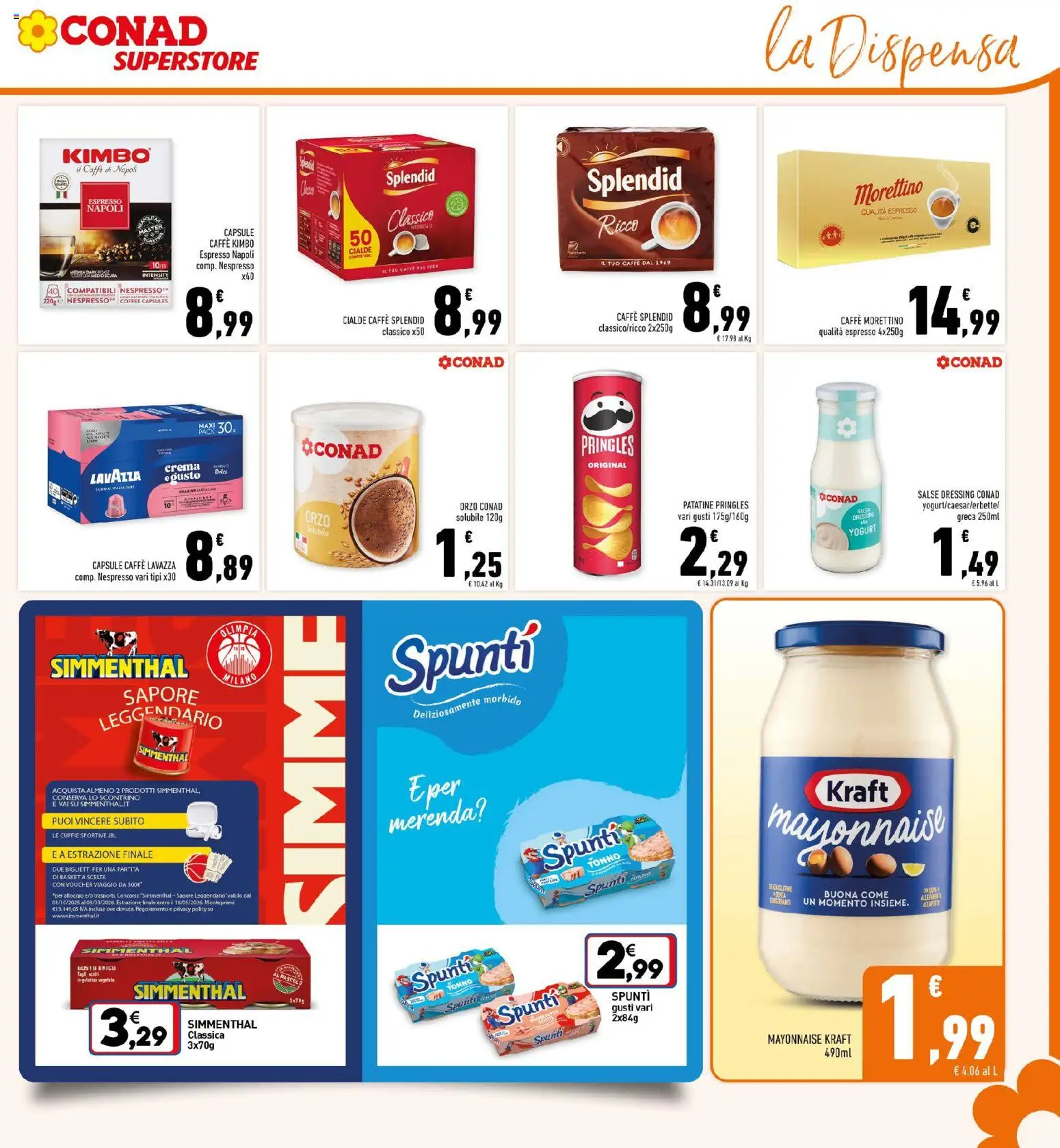 Volantino Conad del 25.02.2026 | Pagina: 19 | Prodotti: Yogurt, Caffè, Salsa, Bottiglia