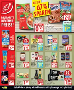 Elli Markt Prospekt Schloß Holte ab 16.03.2026 gültig | Seite: 8 | Produkte: Miracel whip, Milka, Creme, Soße