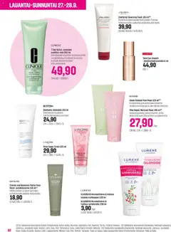 7 Day Scrub -kasvojen kuorinta-aine 250 ml, Päivittäiseen käyttöön sopiva kuorinta syväpuhdistaa huokoset ja poistaa kuolleet ihosolut jättäen ihon pehmeäksi. – voimassa 24.09.2025 alkaen | Sivu: 82 | Tuotteet: Mousse, Suihkugeeli, Kasvonaamio, Puhdistusaine